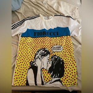 Adidas × Fiorucci Graphic Girls
Kiss Pop Art Women's Tee NWT...